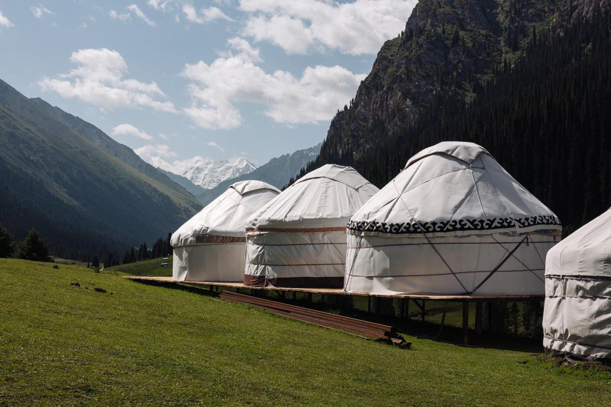 Hotel Eco Yurt Camp Arashan Teploklyuchenka Zewnętrze zdjęcie