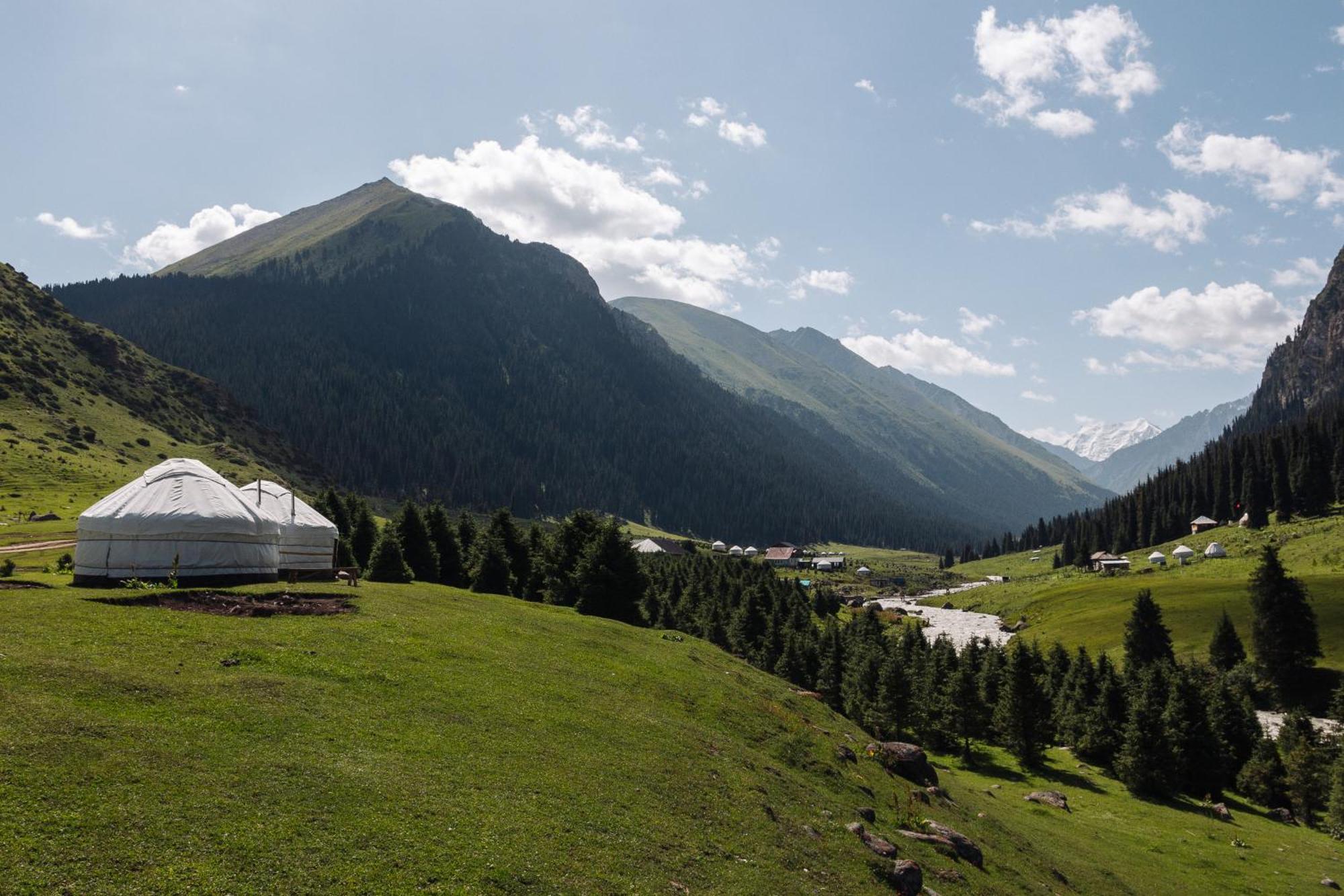 Hotel Eco Yurt Camp Arashan Teploklyuchenka Zewnętrze zdjęcie